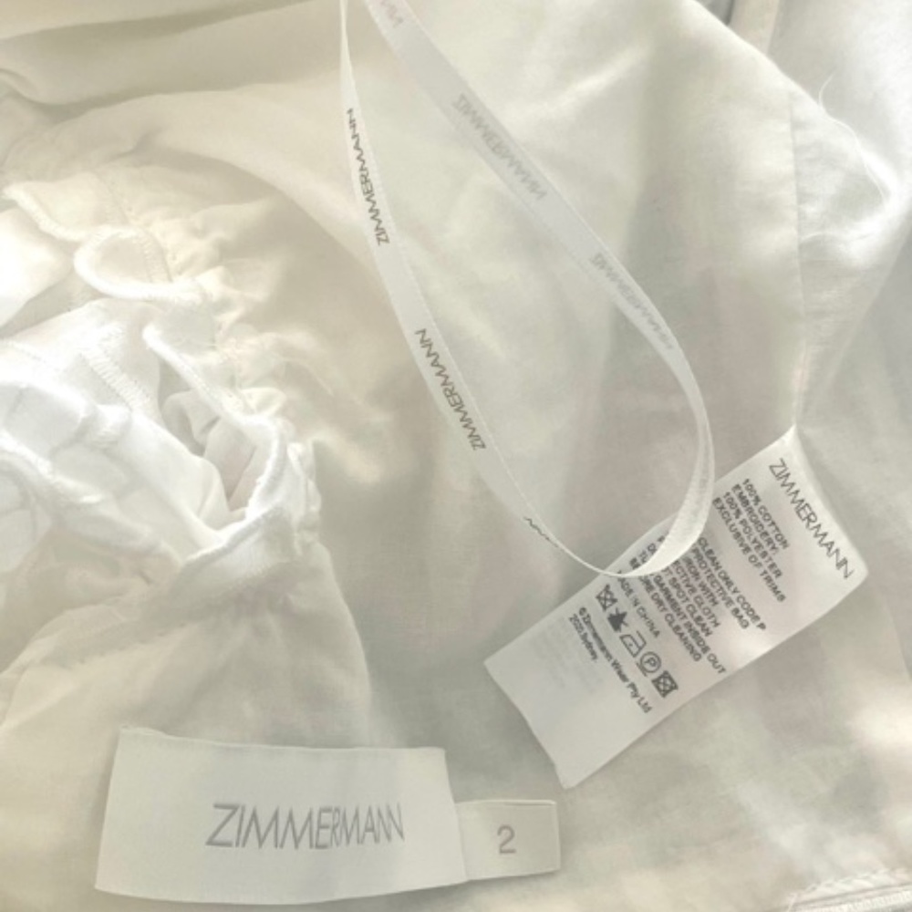 ZIMMERMANN RESORT 2021 LULU SCALLOP FRILL TOP - Picture 6 of 10
